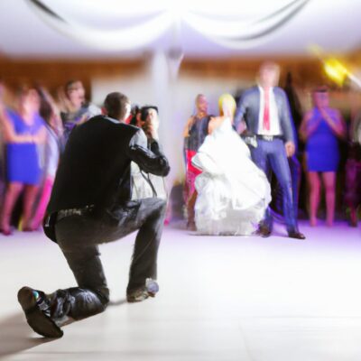 wedding photographer and videographer taking pictures on the dance floor, 10 thing your wedding dj can do,