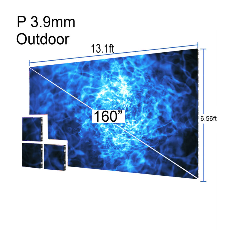 LED Screen 13.1x6.56 ft outdoor Rental Los Angeles