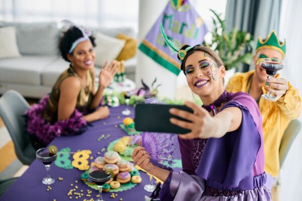 Mardi Gras Friends Party