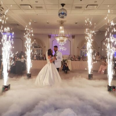 cold sparks, sparks machine, safe indoor sparks, Persian wedding dj, special effects service Los Angeles, cold sparks, low fog machine, Fog Machine with sparkle machine for wedding Los Angeles