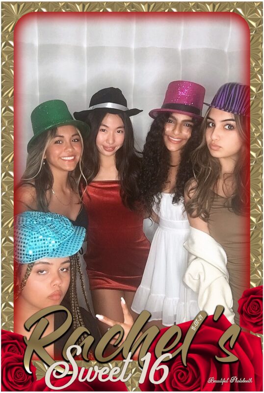 sweet 16 photo booth