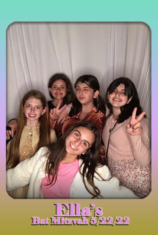 Bat Mitzvah Photo booth