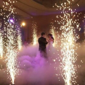 special effects, 10 thing your wedding dj can do, cold sparks, low lying for machine