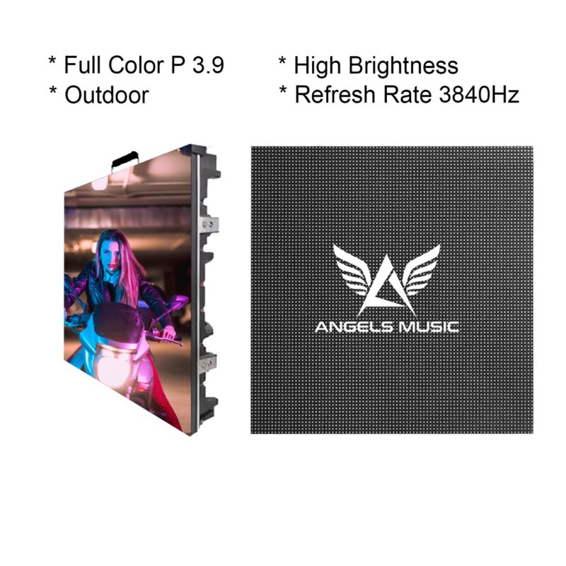 LED Screen Wall Rental 3.9 pixel pitch high brightness