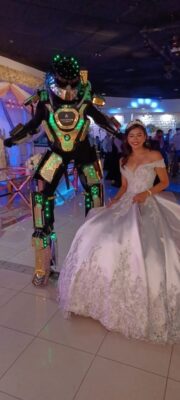 Led Robot Service for Party In Los Angeles, LED ROBOT Performer, LED Robot Dance, Autobot Dancer, LED Autobot Robot for rent,