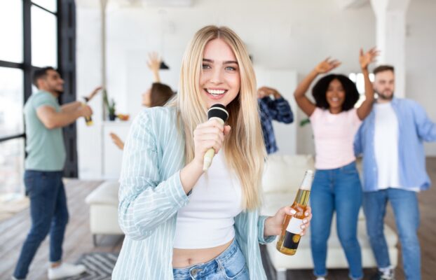 Professional Karaoke DJ Services Los Angeles AV Rental Services Host Karaoke Machine For rent