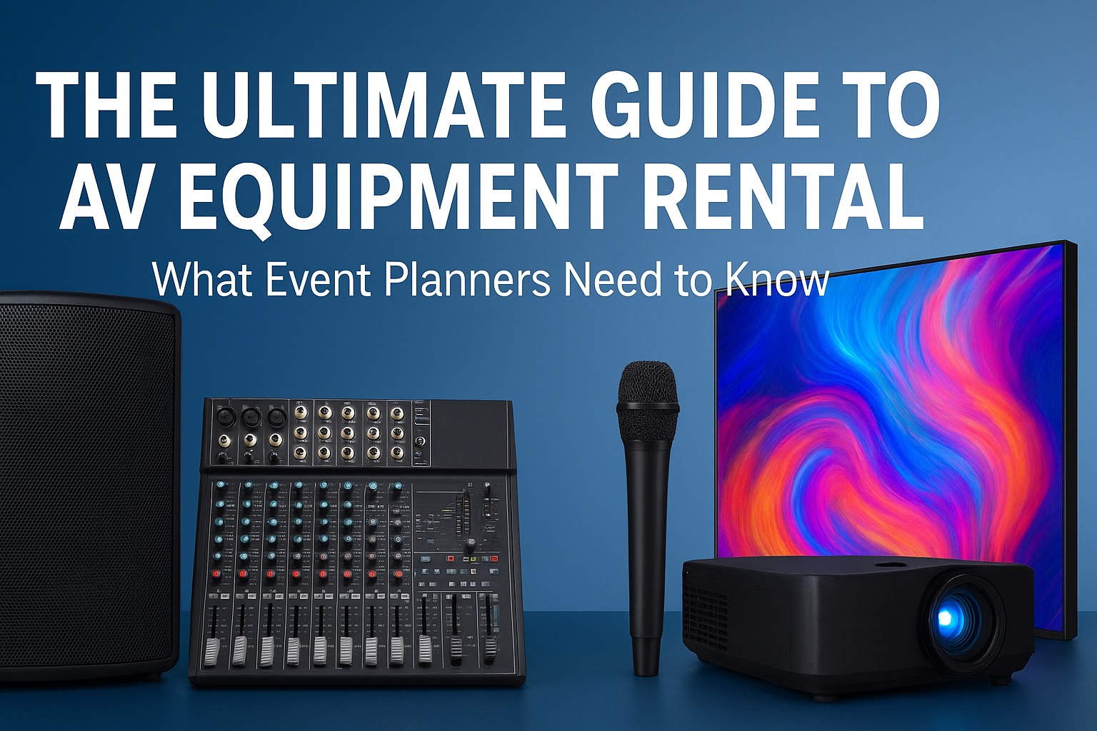 The Ultimate Guide to AV Equipment Rental: What Event Planners Need to Know (Updated for 2025)